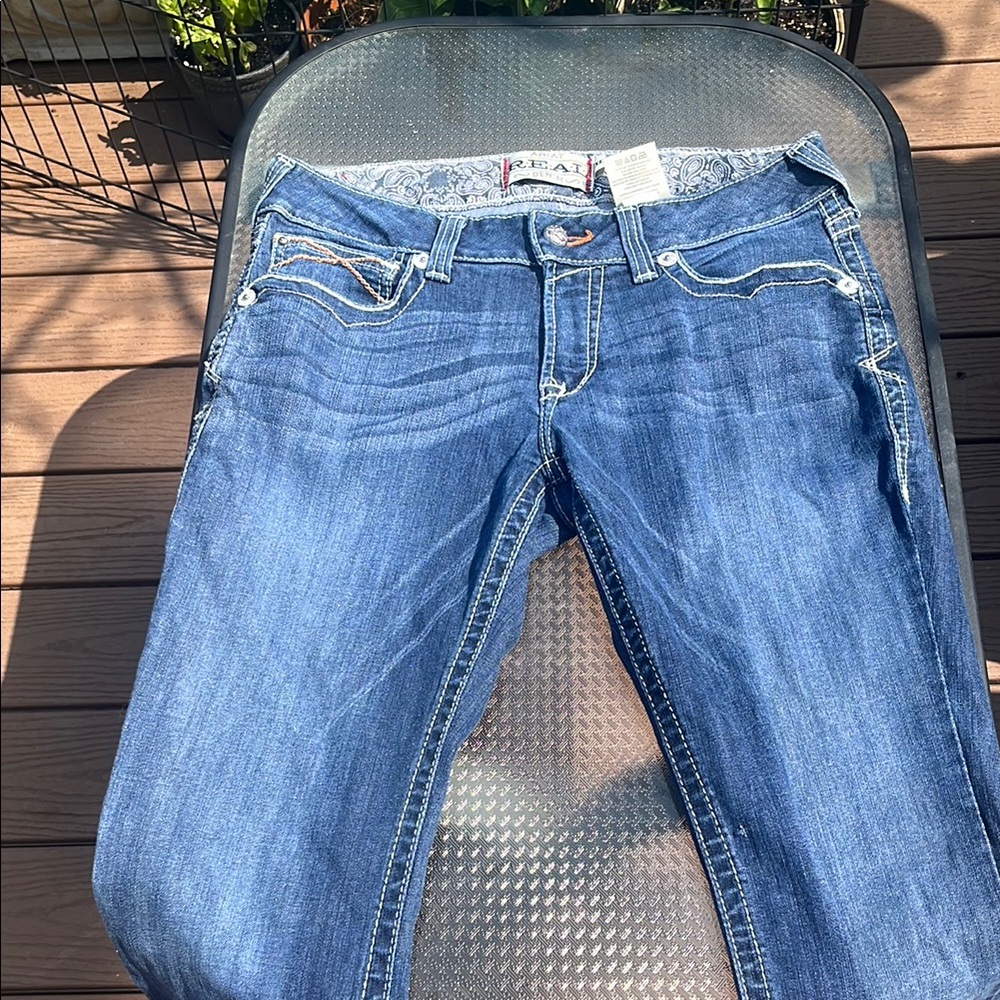 Ariat Blue Straight Leg Jeans Classic Style